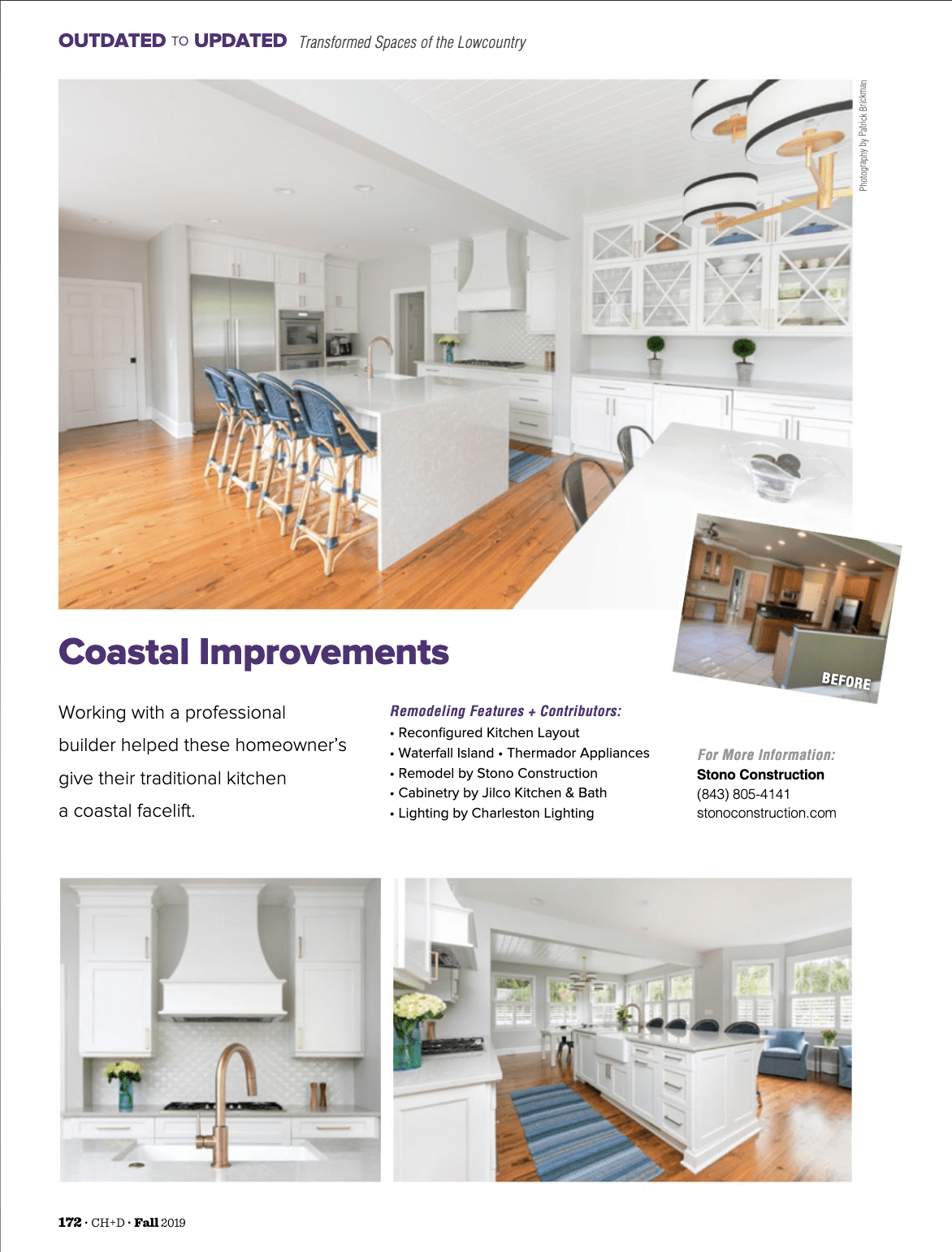Article from Fall 2019 issue of CHDM titled "Coastal Improvements".