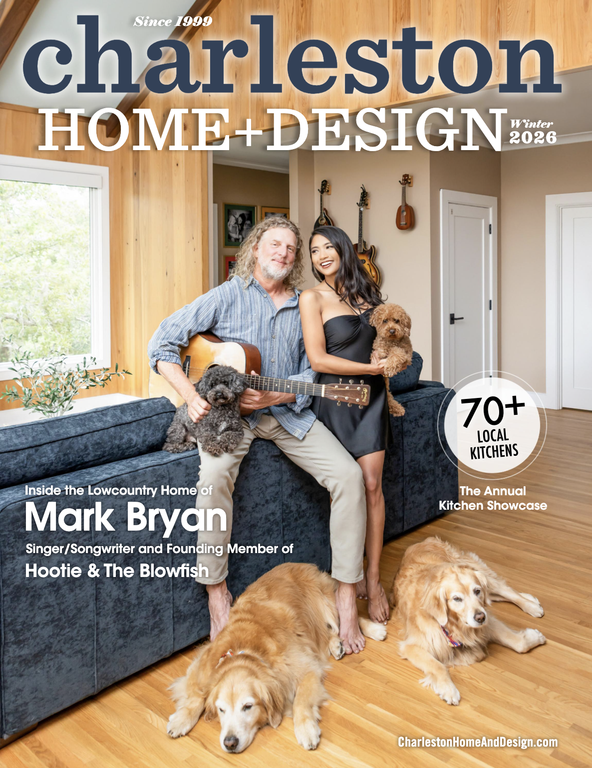 Cover of Charleston Home and Design Magazine's Winter 2025 issue.