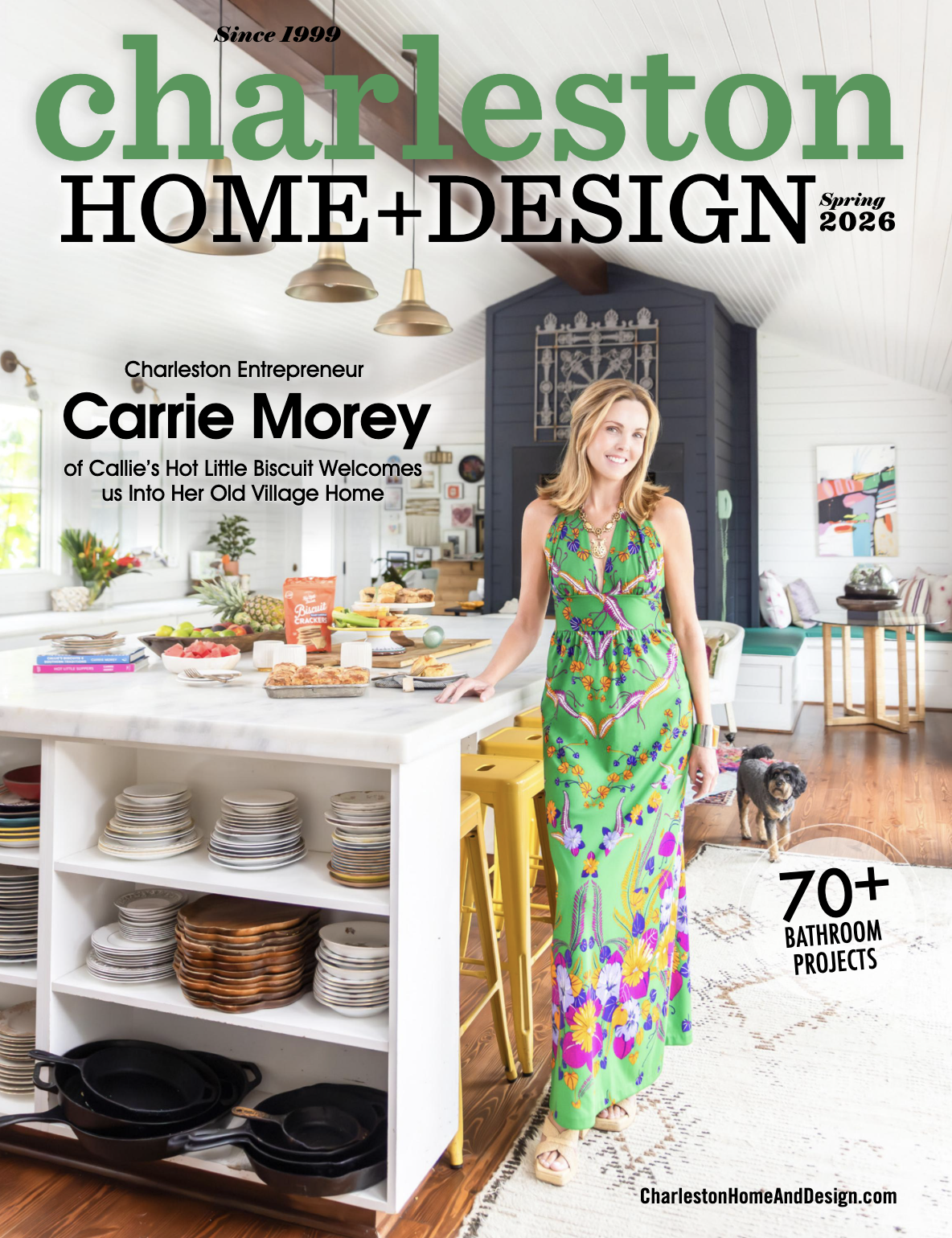 Cover of Charleston Home and Design Magazine's Winter 2025 issue.
